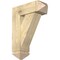 Ekena Millwork Traditional Arts and Crafts Rough Sawn Bracket w/ Offset Brace, Douglas Fir, 8"W x 22"D x 30"H BKT0806X22X30TRA03RDF - alternate 1